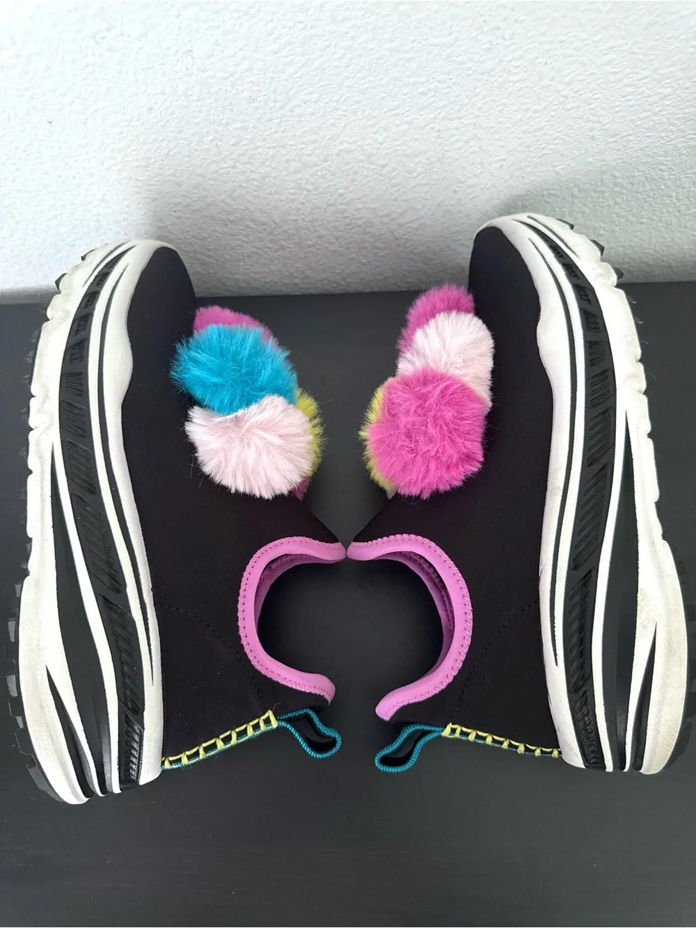 UGG Dots Colorful Pom-Pom Runner Trainers Sneakers - Picture 8 of 12